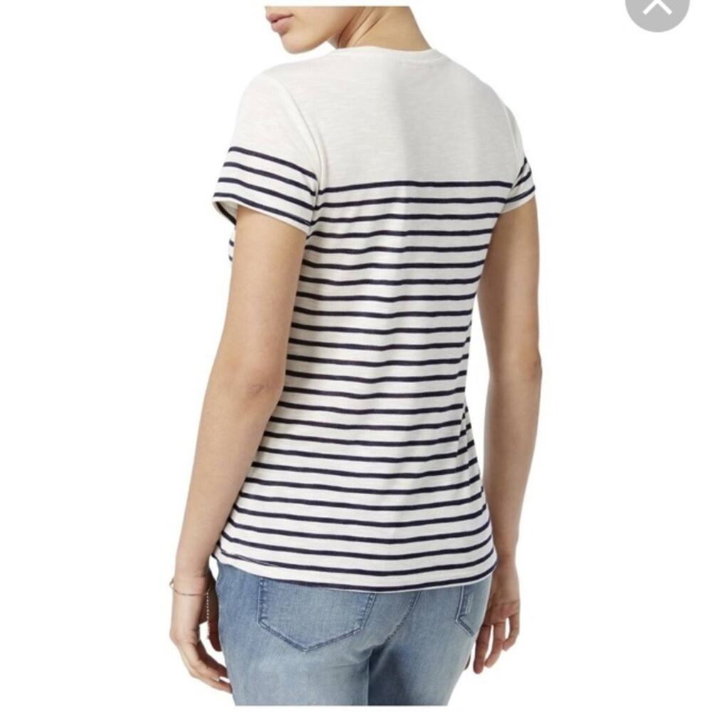 Maison Jules Striped Patch Top - Picture 3 of 9